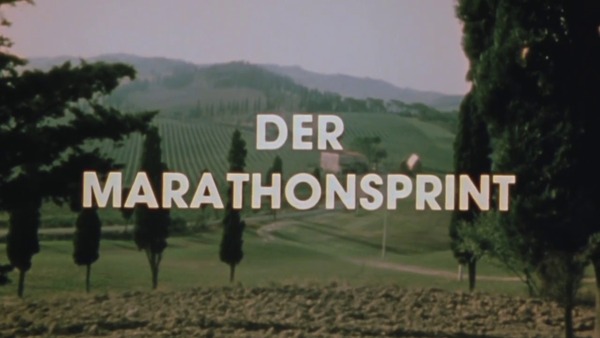 1. Kapitel Marathon Sprint - Standbild aus dem Film "Quattro Jahre" von Helmut Deimel