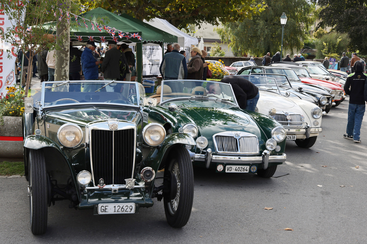 100 Jahre MG wurden gefeiert - 32. Swiss Classic British Car Meeting St-Prex 2024