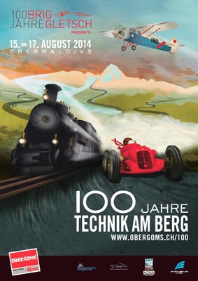 100 Jahre Technik am Berg - Plakat