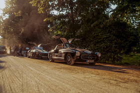 Image for article Still looking for a quick Christmas present? Mille participation with factory gullwing at the 1000 Miglia 2024