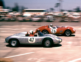 12 Stunden von Sebring 1961: Porsche 718 RS 61 (Chassis #066) und Ferrari 246 S Dino (Chassis #0784S)