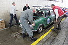 Image: 13th Winter RAID 2016 - Day 1 - The eventual runner-up Mini Cooper S at the technical inspection in the St. Moritz bus depot