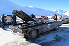 Image: 13th Winter RAID 2016 - Day 3 - The top on the Oldsmobile Delta 88 always stayed open, here the 7.5-liter V8 cools down during a break