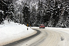 Bild: 13. Winter-RAID 2016 - Tag 4 - Erst Herbst, dann wieder tiefster Winter — Saab in seinem Element und auf dem Weg ins Ziel