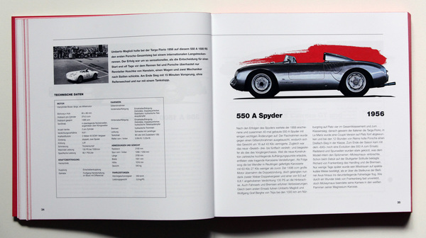 1956 - Porsche 550 A Spyder - Buch "Porsche alle Modelle"