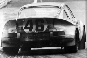1973 fuhren Herbert Müller/Gijs van Lennep (CH/NL) ihren Carrera RSR beim 24-Stunden-Rennen von Le Mans auf den hervorragenden 4. Platz (1973)