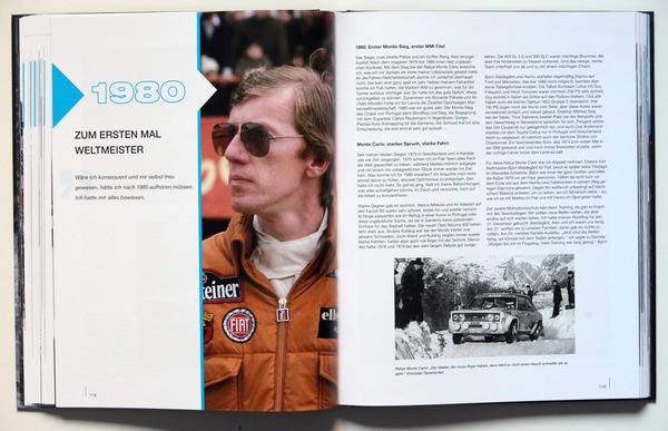 1980, zum ersten Mal Weltmerister - Buch "Walter Röhrl - Aufschrieb Evo2 - Weltmeister-Edition 1980 "