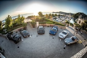 2. Concours d’Élégance “Lamborghini und Design” - Die Gewinner, 350 GT (1964) als "Best of Show", Miura P400 (1968), Countach "Walter Wolf" (1974), Centenario Prototyp (2016) (1964)