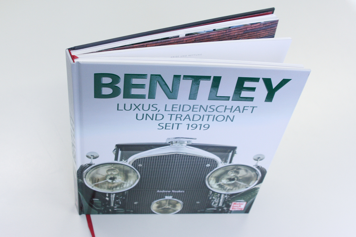 240 Seiten stark mit vielen Fotos - Buch "Bentley: Luxus, Leidenschaft und Tradition seit 1919"