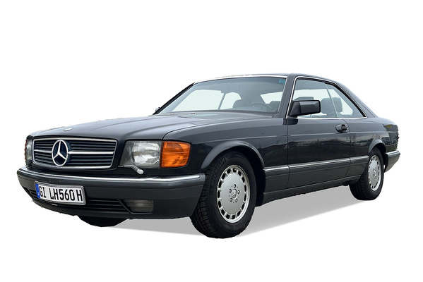Bild: 3. Preis: Mercedes Benz 560 SEC - 31. Oldtimerspendenaktion der Lebenshilfe Giessen (2025/26)