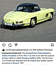 300 SL Roadster mit der falschen Fahrgestellnummer ...2786 im Instagram-Auftritt der Firma Kienle