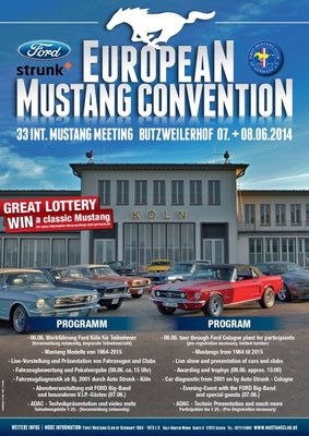 33. Internationales Mustang Treffen (European Mustang Convention) vom 7. und 8. Juni 2014