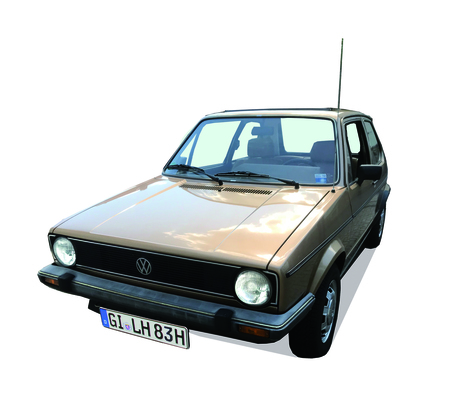 4th prize - VW Golf I (1982) - 26th vintage car donation campaign of Lebenshilfe Gießen e.V. 2020/2021