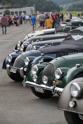 40 Jahre Morgan Club Schweiz wurde auch in Mollis gefeiert - British Car Meeting Mollis 2017