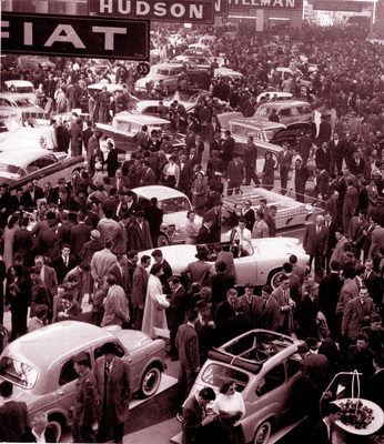 411’677 Besucher verzeichnete der Genfer Automobilsalon im Jahr 1964