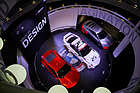 Image: 50 years of BMW M at the BMW Museum - tributes to the M1 and 3.0 CSL, on the far right the BMW Vision M Next