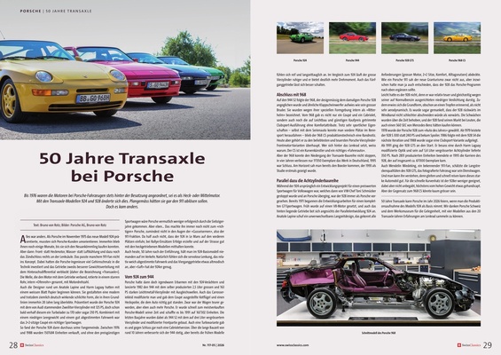 50 Years of the Transaxle at Porsche