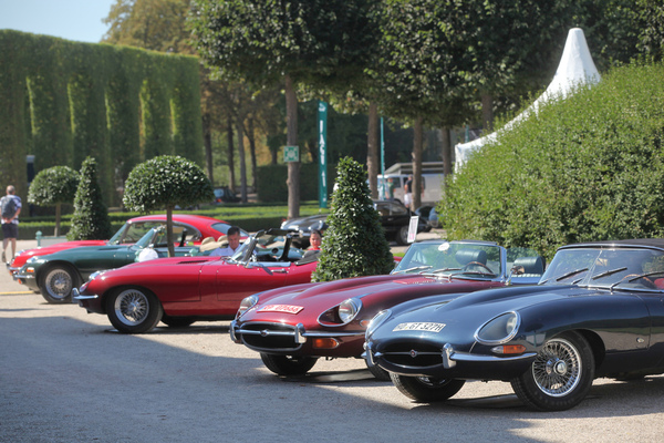 60 Jahre Jaguar E-Type mit Exponaten aller drei Serien - Classic-Gala Schwetzingen 2021