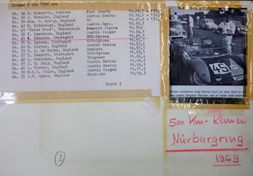 600-km-Rennen Nürburgring 1969 – Brixner Karosserien 600-km-Rennen Nürburgring 1969 – Brixner Karosserien
