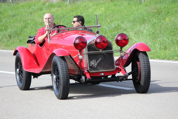 6C 1750 Gran Sport von 1930 in Aktion – Passione Alfa Romeo Hinwil 2018