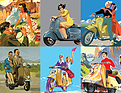 Bild: 70 Jahre Motorroller - Ein Aussschnitt des Plakates des Altroller-Jubiläumstreffens 2020.