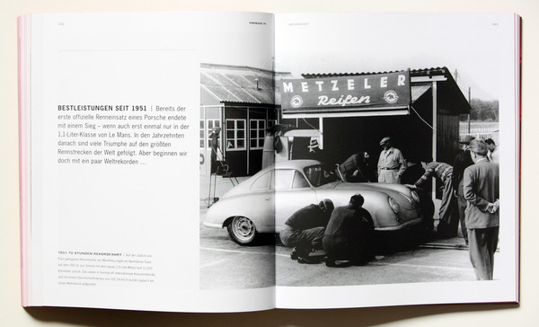 Bild 72 Stunden Rekordfahrt im Jahr 1951 - Buch "70 Jahre Porsche Sportwagen"