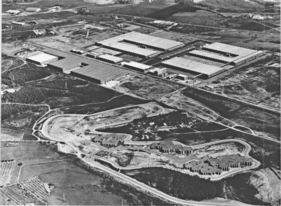 75 Jahre Seat - Fabrik in der Zona Franca bei Barcelona in den 1970er-Jahren