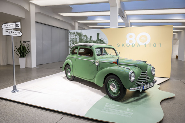 Bild: 80 Jahre Škoda 1101 ‚Tudor‘ – Als grünes Cabriolet