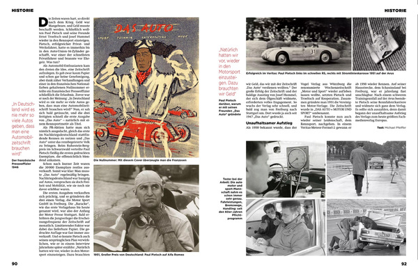 80 years of "auto motor und sport" - a look back at the beginnings