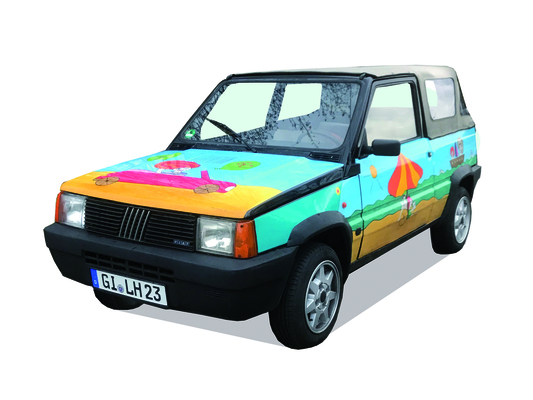 9th prize - Fiat Panda Cabriolet (1990) - 26th vintage car donation campaign of Lebenshilfe Gießen e.V. 2020/2021