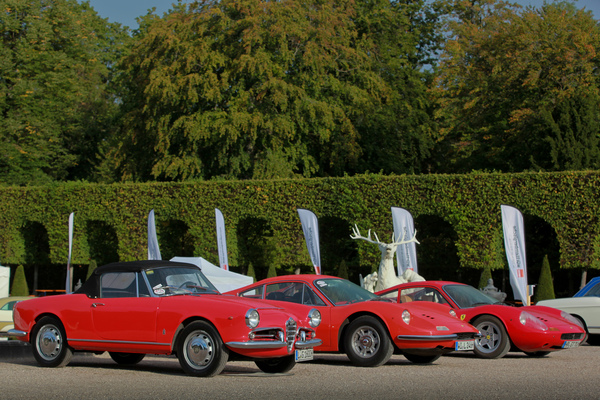 Bild 90 Jahre Pininfarina - einmal Alfa Romeo Giulia Spider, zweimal Dino 246 GT - Classic-Gala Schwetzingen 2020