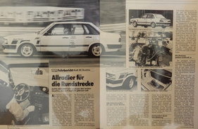 ABT Audi 80 quattro (1983) in der Zeitung