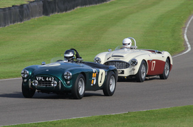 AC Ace (1954) - im Rennen um die Fordwater Trophy am Goodwood Revival 2013