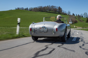 AC Ace Bristol (1960) - die Hinterräder sind einzeln aufgehängt, 1953 war der Ace damit eine grosse Ausnahme
