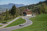 AC Ace Bristol unterwegs auf der damaligen Bergrennstrecke (© Daniel Reinhard, 2015) AC Ace Bristol unterwegs auf der damaligen Bergrennstrecke (© Daniel Reinhard, 2015)