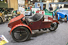 AC Sociable (1914) - angetrieben von einem luftgekühlten Einzylindermotor mit 635 cm3, der für 45 bis 75 km/h Geschwindigkeit sorgte - Rétromobile Paris 2022
