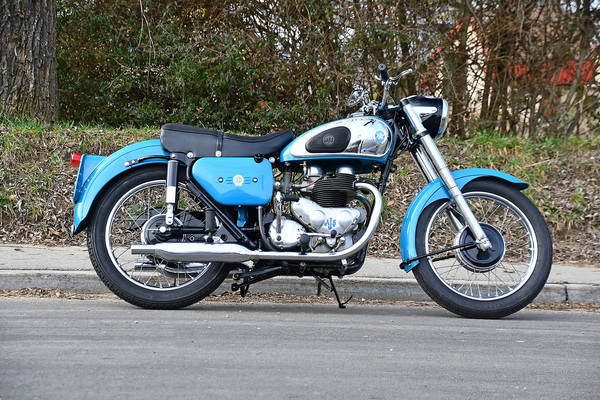 Bild: AJS Model 31 650 (1958) - Lot 122 an der Versteigerung der Oldtimer Galerie Toffen am 23. März 2024