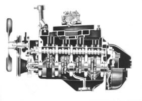 AMC AMX (1969) - der V8-Motor in der 390-Variante mit 315 SAE-PS