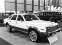 AMC Eagle (1982) - am Genfer Automobilsalon von 1982 - auch als Limousine ist der in der Schweiz praktisch ausschliesslich als Kombi verkaufte Amerikaner auf Bestellung lieferbar