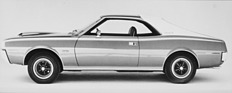 AMC Javelin (1970) - SST-Variante, Silhouette