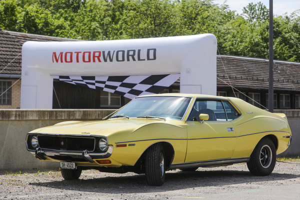 AMC Javelin (1971) – durch Zierstreifen und -leisten besonders betonte Hüften – Older Classics Mai 2024