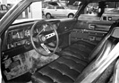AMC Matador Coupé Cassini - ein Modeschöpfer hat dieses Interieur entworfen - am Genfer Automobilsalon 1974
