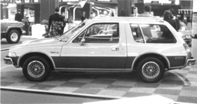 AMC Pacer Station Wagon (1977) - praktische Variante des ungewöhnlich gestylten Pacers - Genfer Autosalon 1977 (1977)