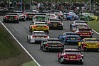 AMG Mercedes Benz CLK-DTM (2012) - beim Start in Brands Hatch