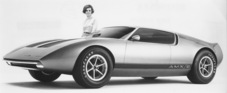 AMX 2 (1969) - Mittelmotor-Coupé-Designstudie bestimmt für die Chicago Motor Show