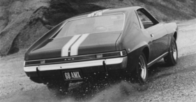 AMX 290 (1968) - Heckansicht des schnellen Coupés AMX 290 (1968) - Heckansicht des schnellen Coupés