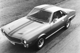 AMX 390 (1969) - das schnelle Coupé von schräg oben gesehen