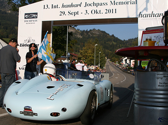 ASA Barchetta (1962) am Jochpass Memorial 2011 (Start-Nr. 121)