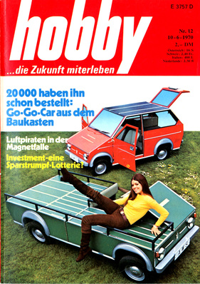 AWS Piccolo (1970) - auf dem Titelblatt der Zeitschrift 'hobby'