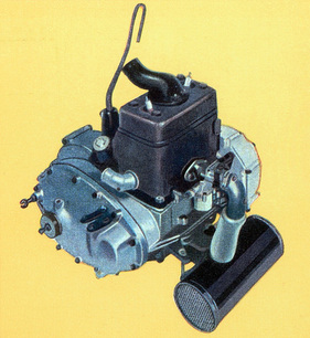 AWZ P 70 Zwickau (1957) - der Motor mit 22 PS (1957)
